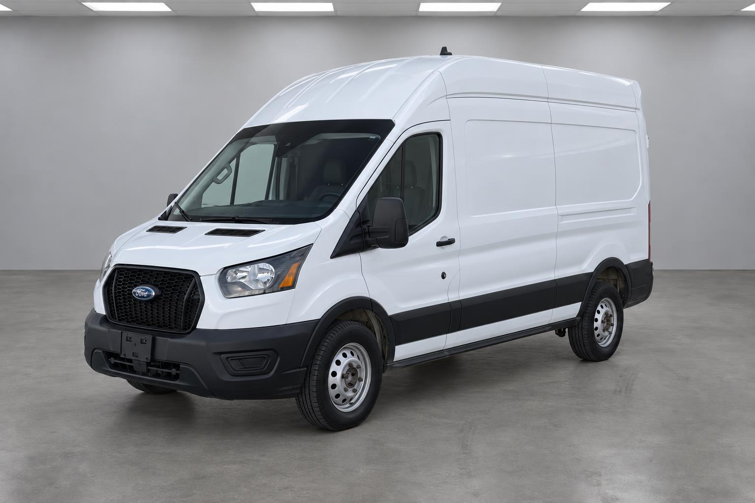 2023 Ford Transit 250 Cargo Van High Roof, front three-quarter