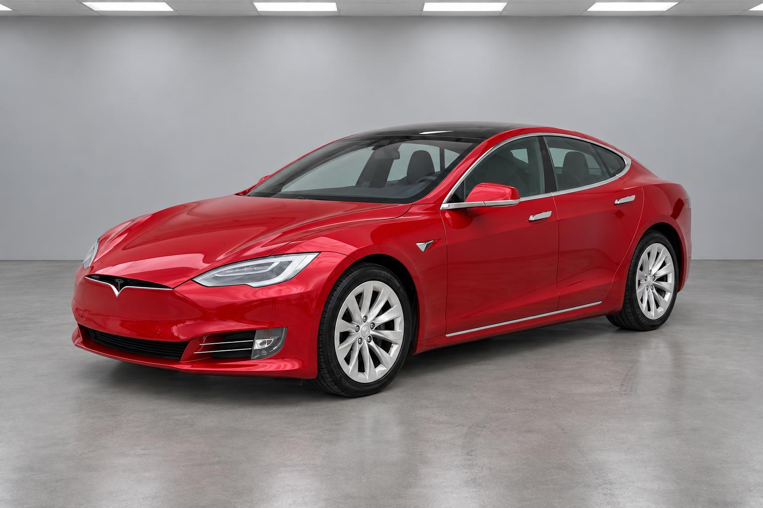 2018 Tesla Model S 75D, front three-quarter