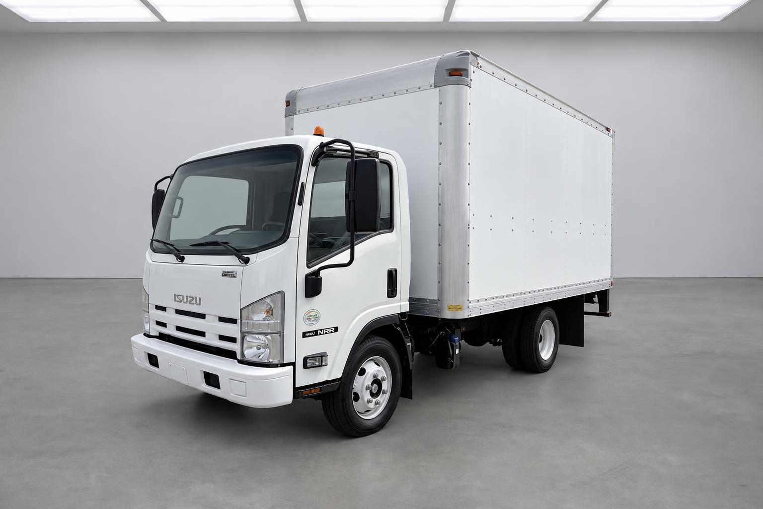 2014 Isuzu Nqr/Nrr 16 ft Box, front three-quarter